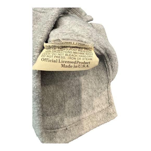 William Montana Wear Mickey‎ Mouse Vest Fleece Gray Disney Made In USA Vintage - Picture 7 of 7